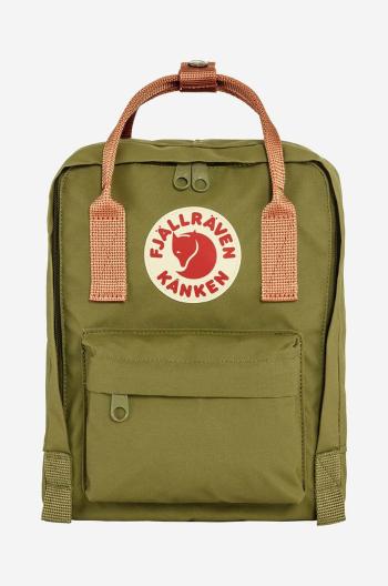 Batoh Fjallraven Kanken Mini zelená barva, malý, s aplikací, F23561.631.241-241