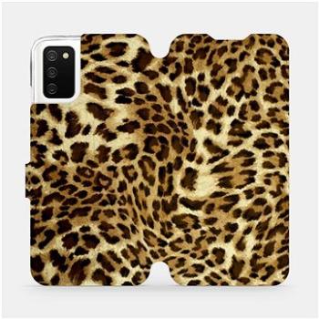 Flipové pouzdro na mobil Samsung Galaxy A02s - VA33P Leopardí vzor (5903516655137)