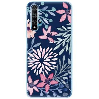 iSaprio Leaves on Blue pro Huawei Nova 5T (leablu-TPU3-Nov5T)