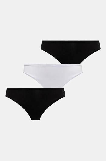 Tanga United Colors of Benetton 3-pack černá barva, 34FS1S01T