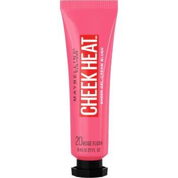 Maybelline Fard de obraz gel-cremă Cheek Heat (Sheer Gel-Cream Blush) 8 ml 20 Rose Flash