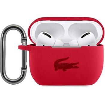 Lacoste Liquid Silicone Glossy Printing Logo pouzdro pro Apple Airpods Pro Red (LCAPSR)