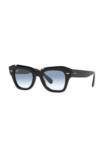 Brýle Ray-Ban STATE STREET černá barva, 0RB2186