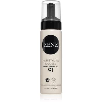 ZENZ Organic Sweet Orange No. 91 pěnové tužidlo pro poškozené vlasy 200 ml