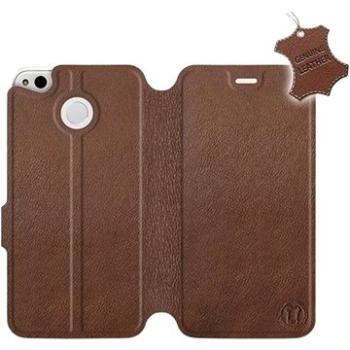 Flip pouzdro na mobil Xiaomi Redmi 4X - Hnědé - kožené -  Brown Leather (5903226498758)