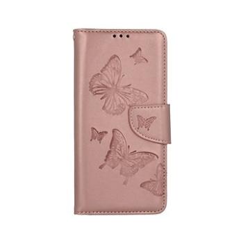 TopQ Pouzdro Vivo Y11s knížkové Butterfly růžové světlé 70861 (Sun-70861)