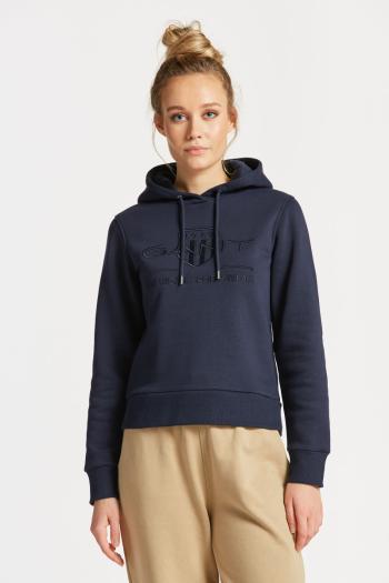 MIKINA GANT TONAL ARCHIVE SHIELD HOODIE EVENING BLUE