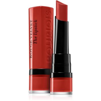 Bourjois Rouge Velvet The Lipstick matná rtěnka odstín 21 Grande Roux 2,4 g