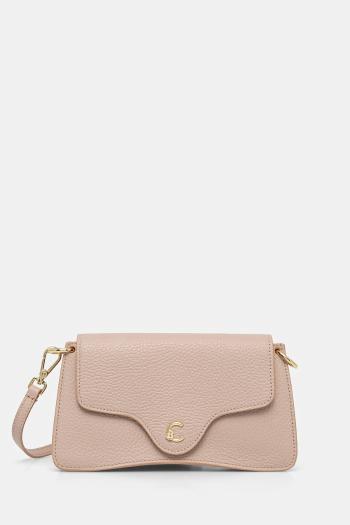 Coccinelle bőr táska bézs, E5 SSL 27 01 01