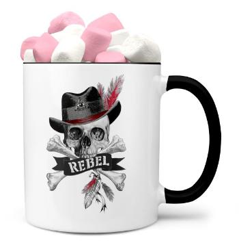 Hrnek Rebel skull (Náplň hrníčku: Marshmallow)