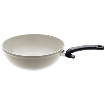 Wok CERATAL 30 cm, béžová, hliník, Fissler