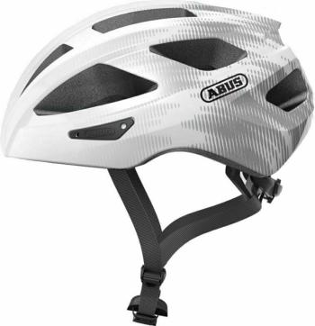 Abus Macator White Silver M Cyklistická helma