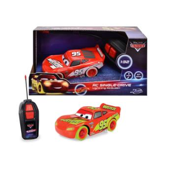 RC Cars Blesk McQueen Single Drive Glow Racers 1:32, 1kan