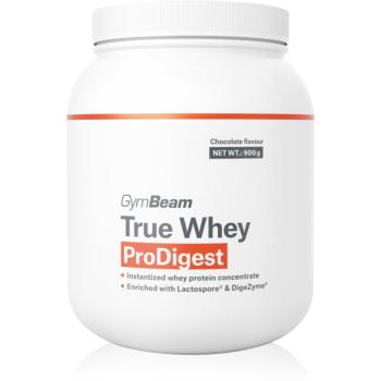 GymBeam True Whey ProDigest srvátkový proteín s tráviacimi enzýmami príchuť Chocolate 900 g