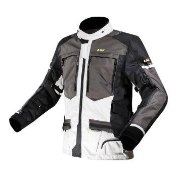 Pánská moto bunda LS2 Norway Black Grey Yellow  černá/šedá/žlutá  4XL