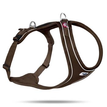 CURLI Postroj pro psy Belka Comfort Brown M, 20-30kg