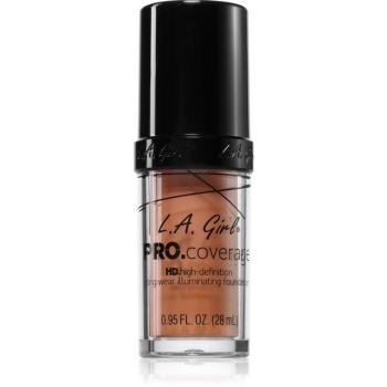 L.A. Girl Cosmetics PRO. Coverage rozjasňující tekutý make-up odstín Soft Honey 28 ml