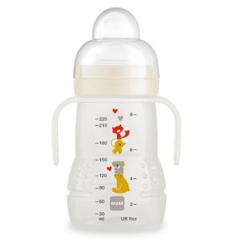 MAM Láhev Trainer+ 4m+ 220 ml 1 ks průhledná