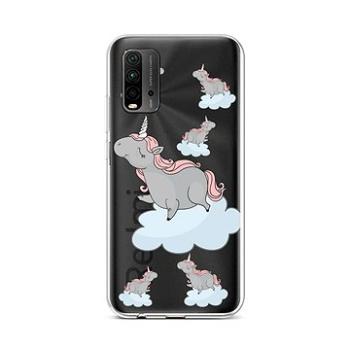 TopQ Xiaomi Redmi 9T silikon Grey Unicorns 65463 (Sun-65463)