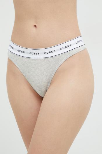 Tanga Guess CARRIE šedá barva, O97E04 KBBU1