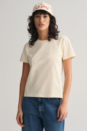 TRIČKO GANT REG TONAL SHIELD SS T-SHIRT LINEN