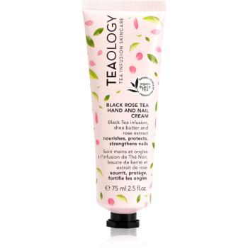 Teaology Black Rose Hand And Nail Cream krém na ruce a nehty 75 ml