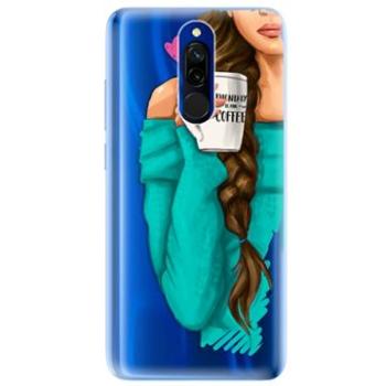 iSaprio My Coffe and Brunette Girl pro Xiaomi Redmi 8 (coffbru-TPU2-Rmi8)