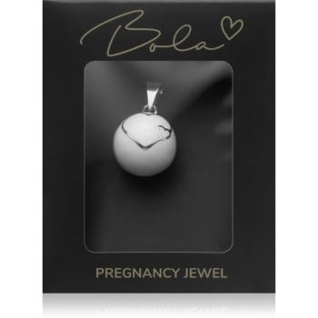 Bola ESSENTIALS Double Hearts těhotenská rolnička White 1 ks