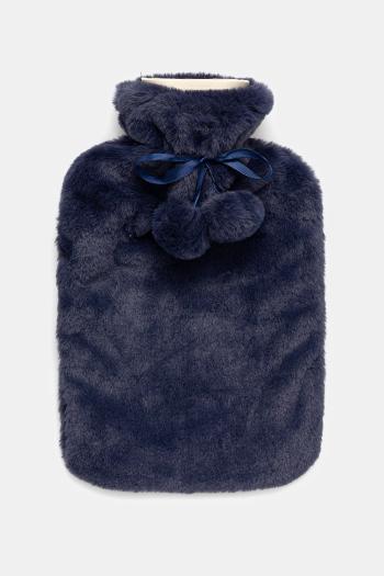 Aroma Home forróvizes palack Faux Fur Hot Water Bottle sötétkék