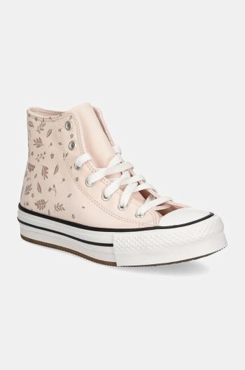 Dětské tenisky Converse CHUCK TAYLOR ALL STAR EVA LIFT růžová barva, A08397C