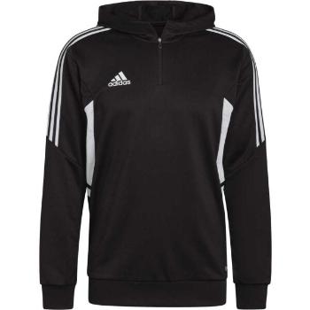 adidas CONDIVO 22 HOODIE Pánská fotbalová mikina, černá, velikost