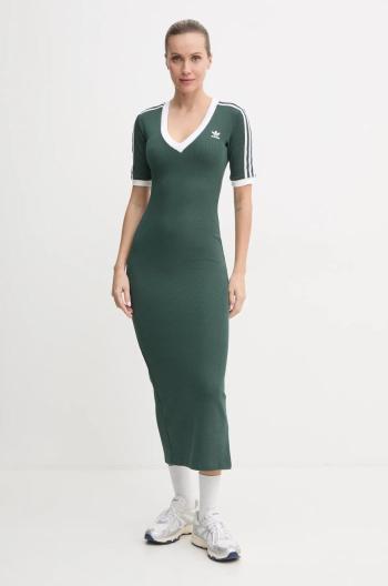 Šaty adidas Originals zelená barva, maxi, IY7216