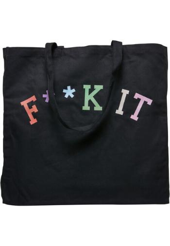 Mr. Tee Fuck It Oversize Canvas Tote Bag black - UNI