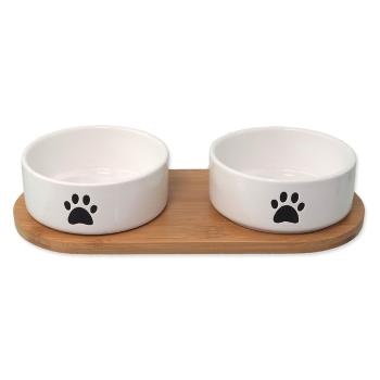 Kerámia tálka szett álvánnyal kutyáknak ø 13 cm Dog Fantasy – Plaček Pet Products