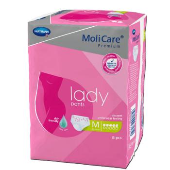 MoliCare Lady Pants 5 kapek vel. M inkontinenční kalhotky 8 ks