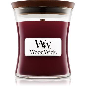 Woodwick Black Cherry vonná svíčka s dřevěným knotem 85 g