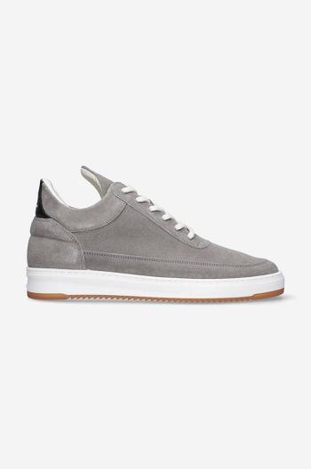 Semišové sneakers boty Filling Pieces Low Top Suede šedá barva, 25122791002