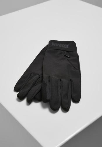 Urban Classics Logo Cuff Performance Gloves black - S/M