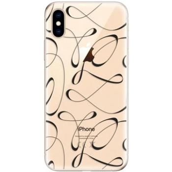 iSaprio Fancy - black pro iPhone XS (fanbl-TPU2_iXS)