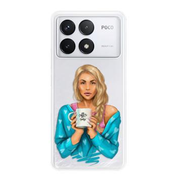 Odolné silikonové pouzdro iSaprio - Coffe Now - Blond - Poco F6 Pro