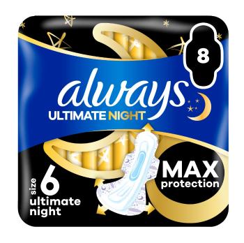 Always Ultimate Night vel. 6 hygienické vložky 8 ks