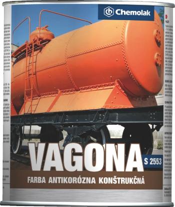 VAGONA S 2553 - Polomatná konštrukčná antikorózna farba (zákazkové miešanie) RAL 3017 - ružová 8 L