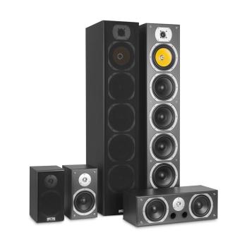 Auna V9B, prostorové (surround) reproduktory, set 5 boxů, 440W RMS, černé