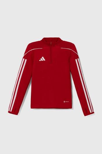 Dětská mikina adidas Performance TIRO23L TR TOPY červená barva, s aplikací, HS3489