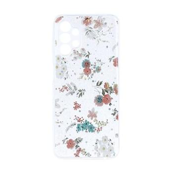 TopQ Kryt Glitter Samsung A13 Jemné květy 94654 (94654)