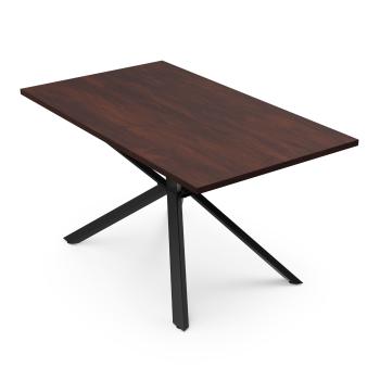 Blumfeldt Bearsdon jídelní set, stolová deska a kovové nohy stolu, industriální styl, stabilní, moderní