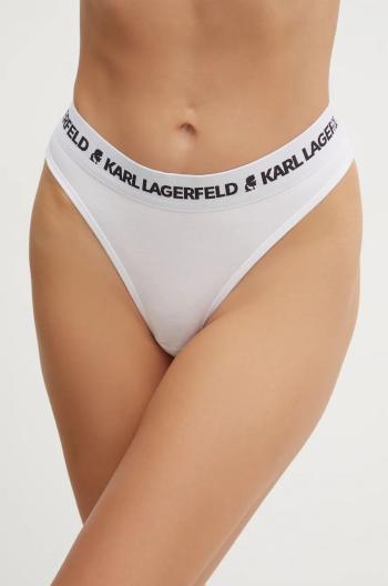 Tanga Karl Lagerfeld 3-pack černá barva, 246W2113