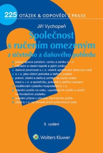 Společnost s ručením omezeným z účetního a daňového pohledu - Jiří Vychopeň