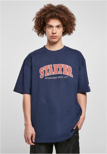 Starter College Tee darkblue - XL