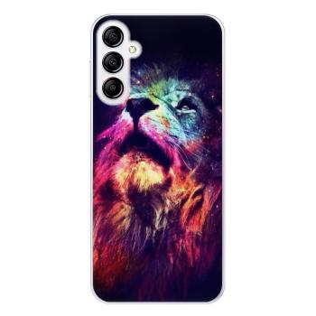 Odolné silikonové pouzdro iSaprio - Lion in Colors - Samsung Galaxy A14 / A14 5G